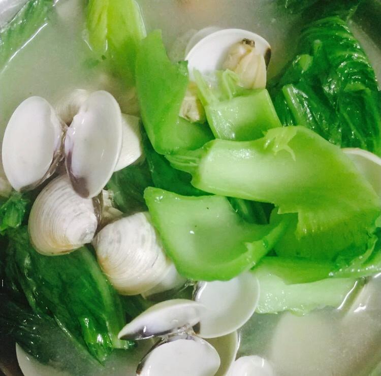 christine_na做的沙白芥菜汤