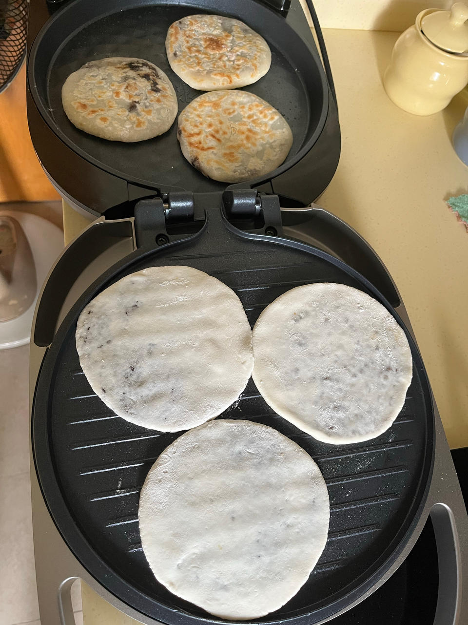 ㊙️东北糯米豆沙粘火勺 烫面法饼超级软 附虎口收拢法整形视频