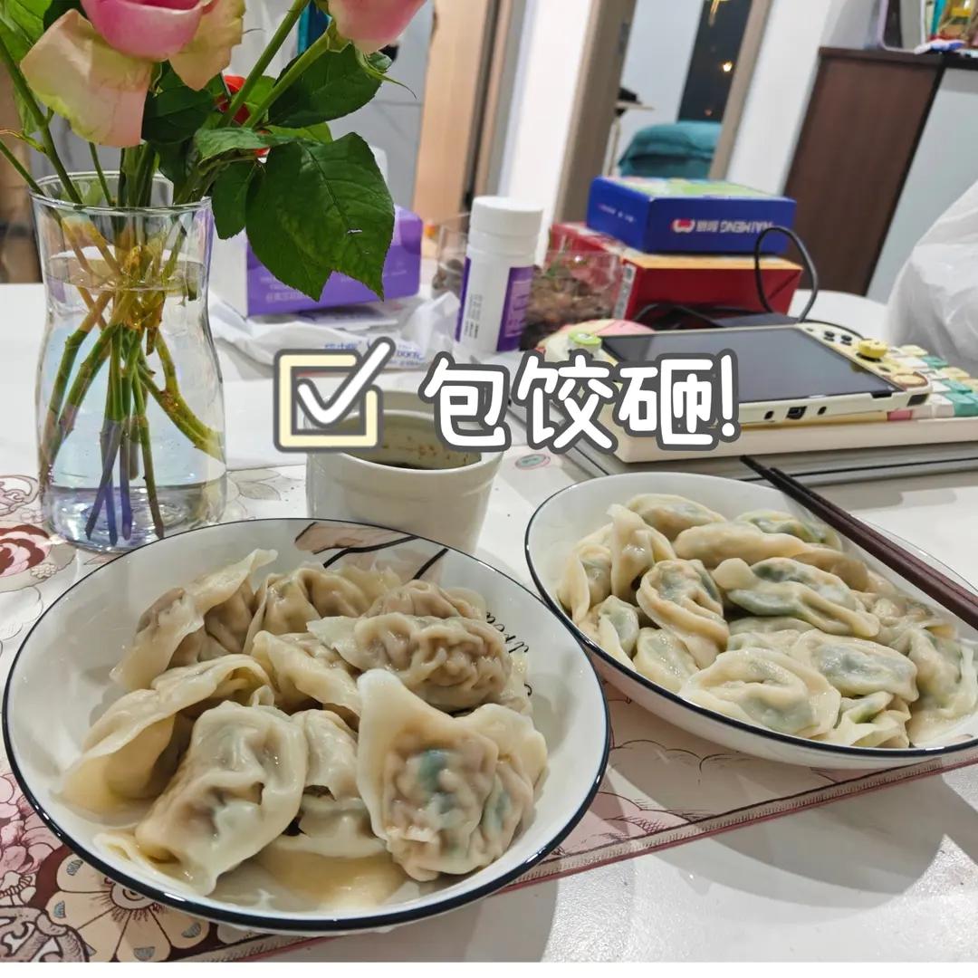 经典的韭菜鸡蛋馅儿饺子 怎么吃都不会腻