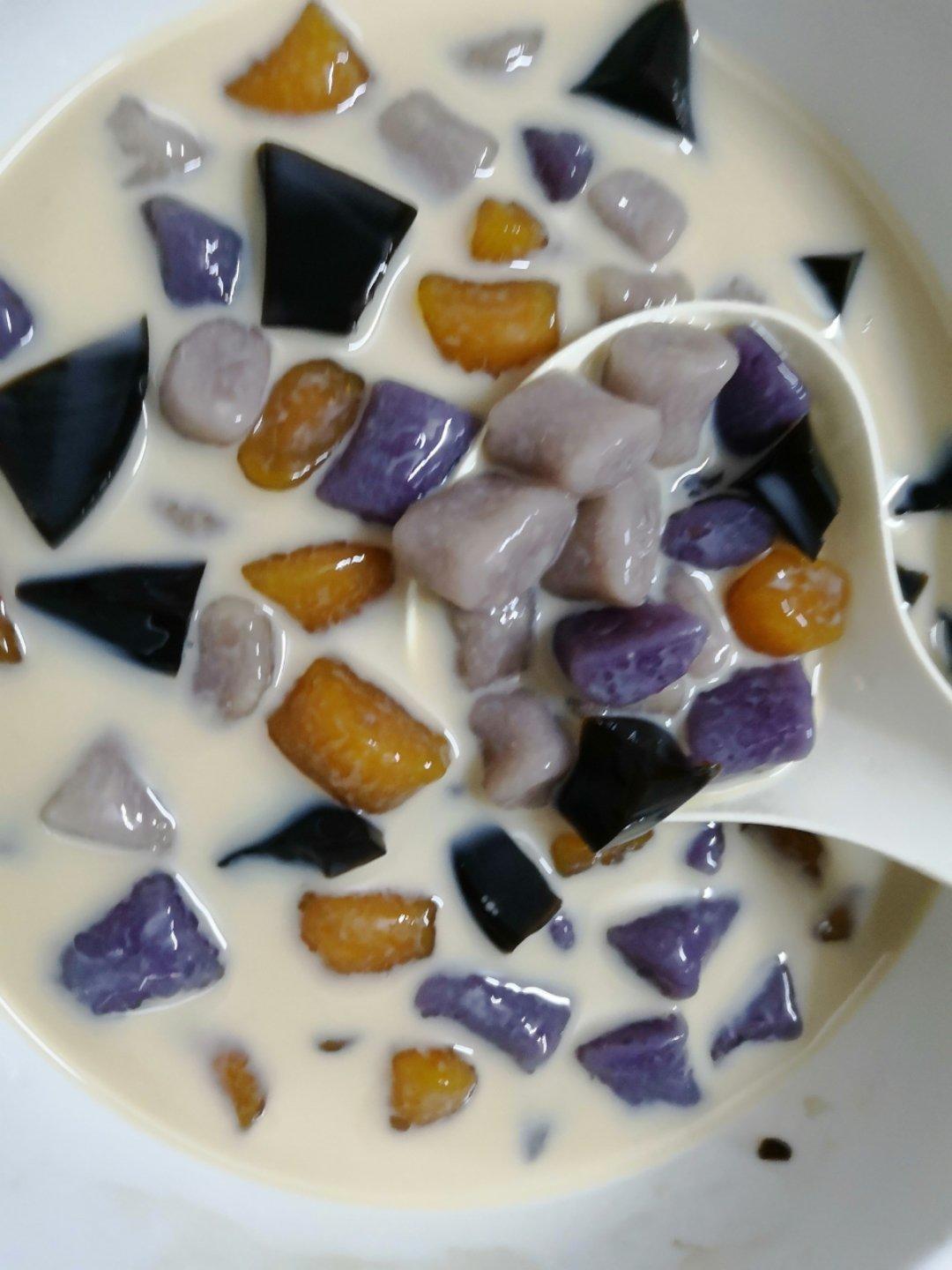 自制芋圆甜品，没有烤箱也能吃美味的甜品