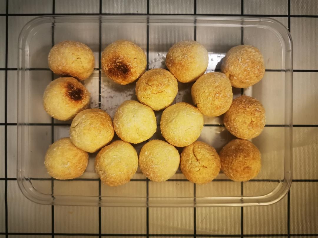 消耗蛋白❗️无需打发❗️超好吃的蛋白椰蓉球❗️