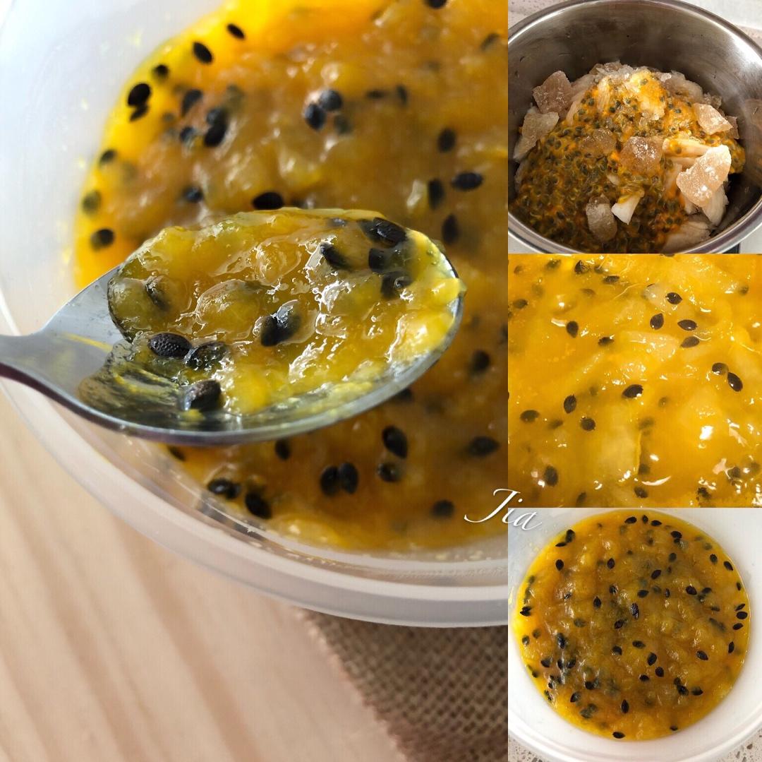 百香果雪梨果酱