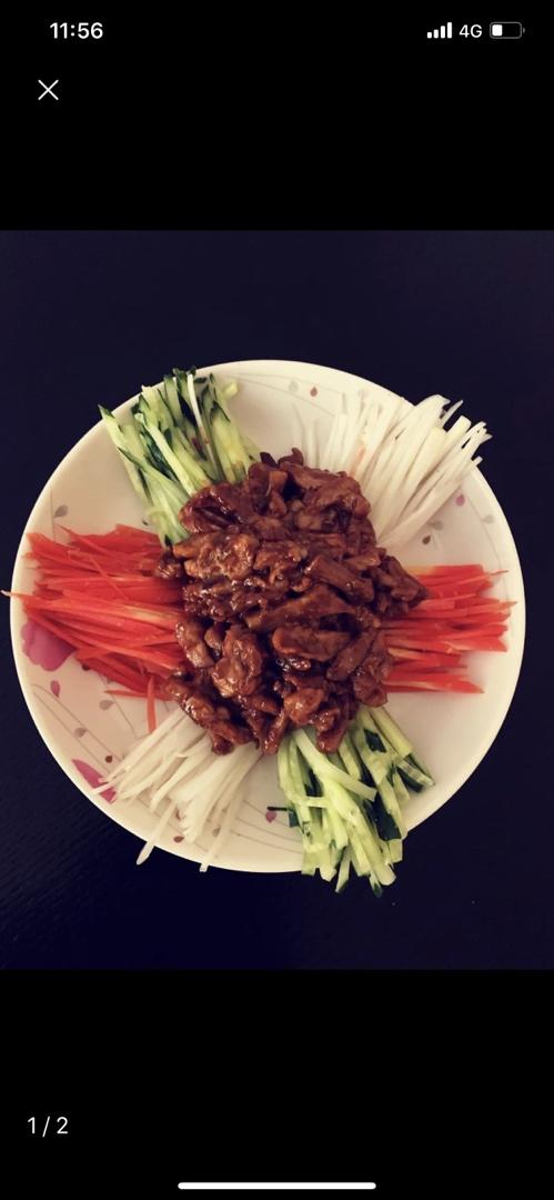 京菜系列之一【京酱肉丝】
