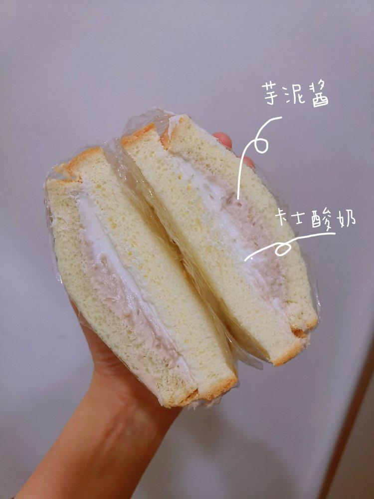 紫薯芋泥/鸡蛋肉松三明治大全🥪