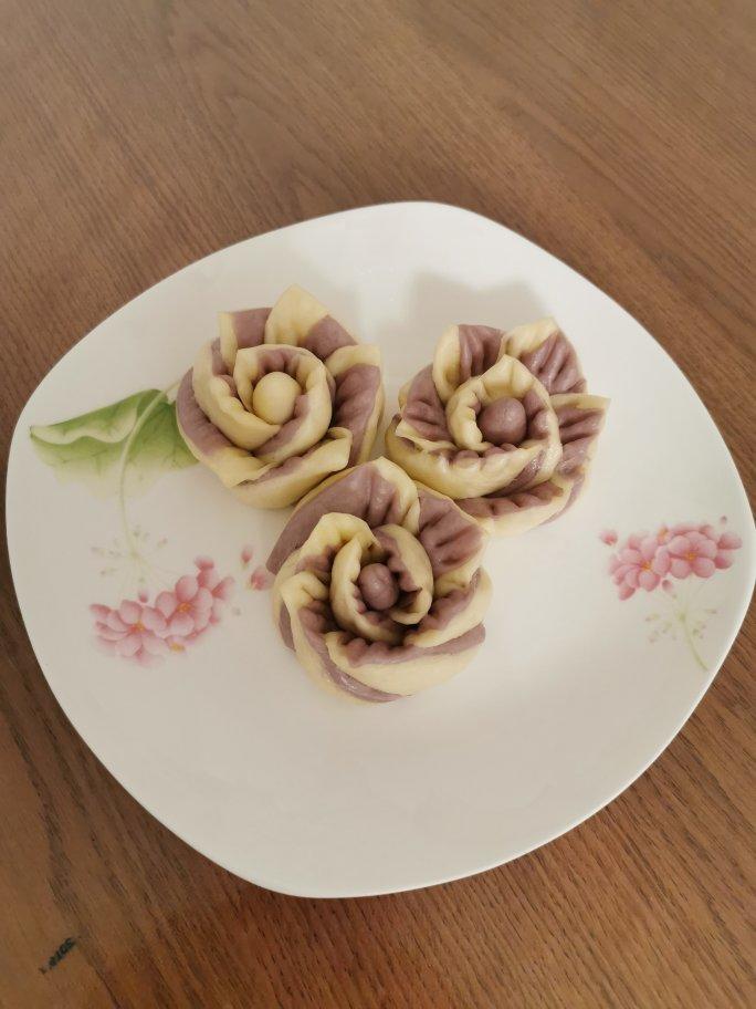 双色花馒头