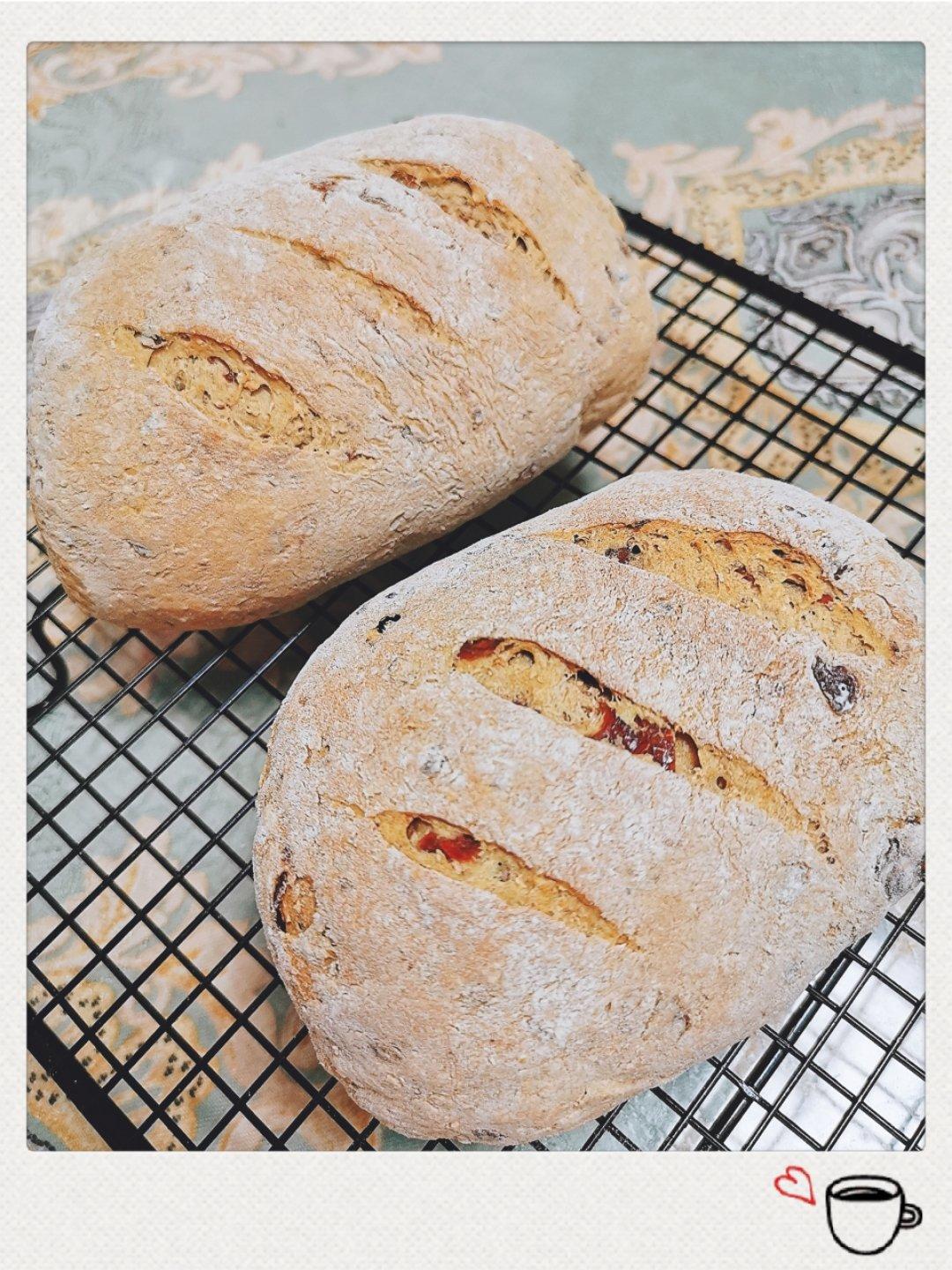 蔓越莓全麦黑糖面包