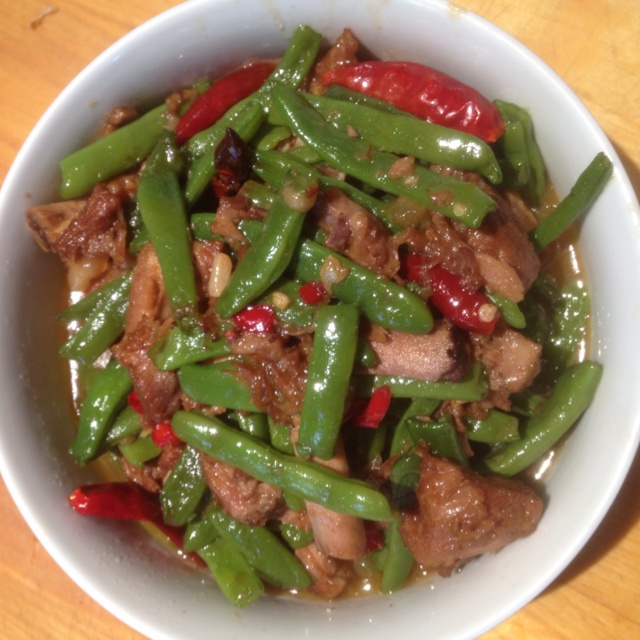 干豆角烧排骨