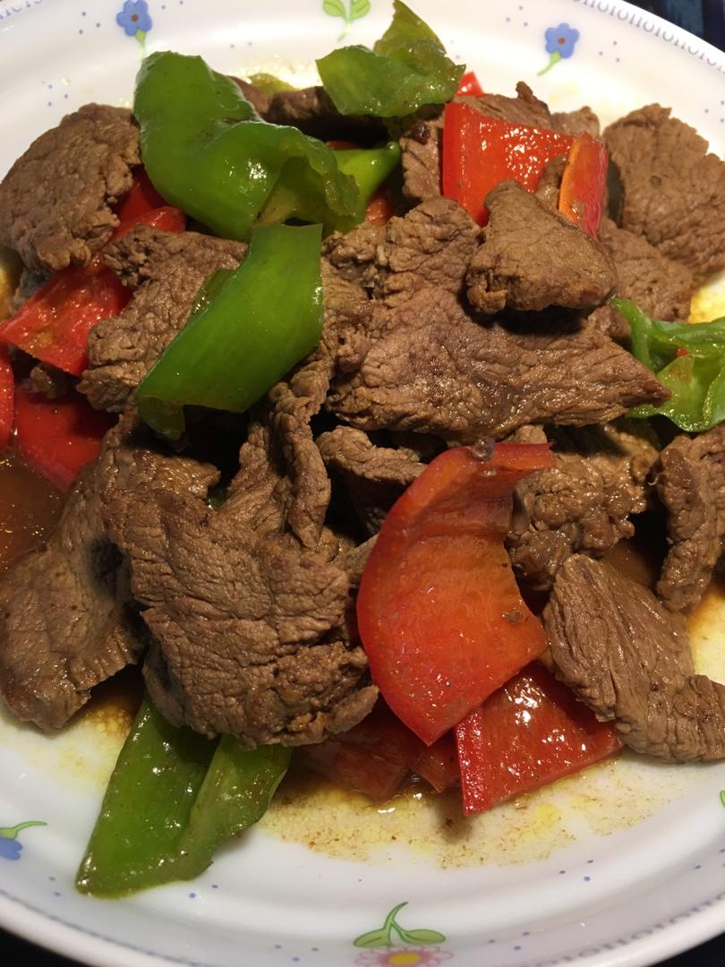 杭椒牛柳黑椒牛柳 终于找到炒出嫩牛肉的办法了 肉片肉丝都适用