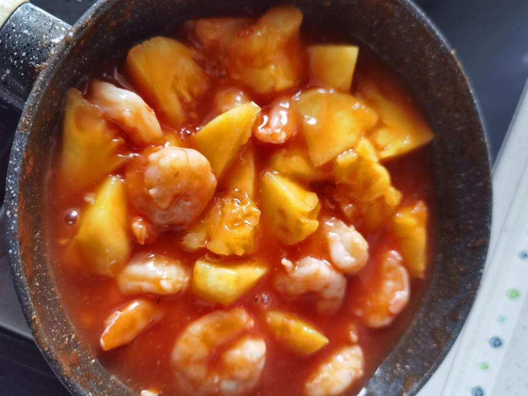 菠萝虾球