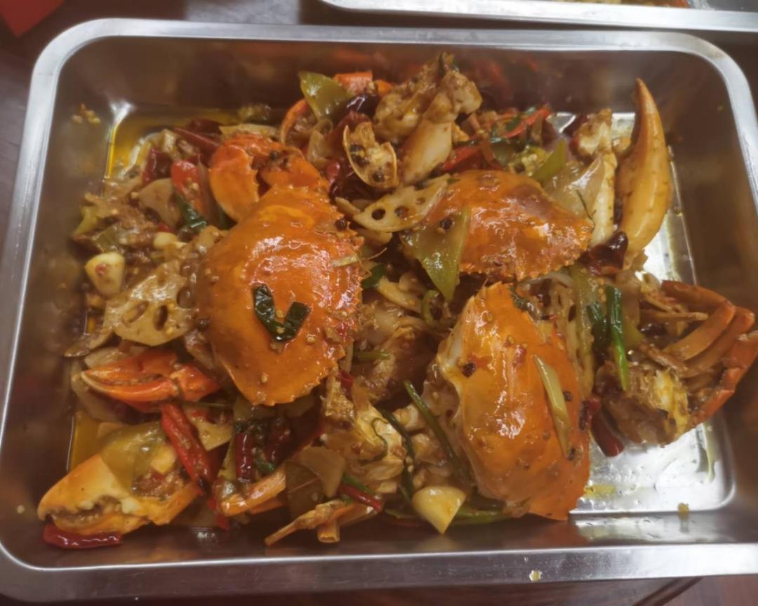 干锅香辣蟹（青蟹）