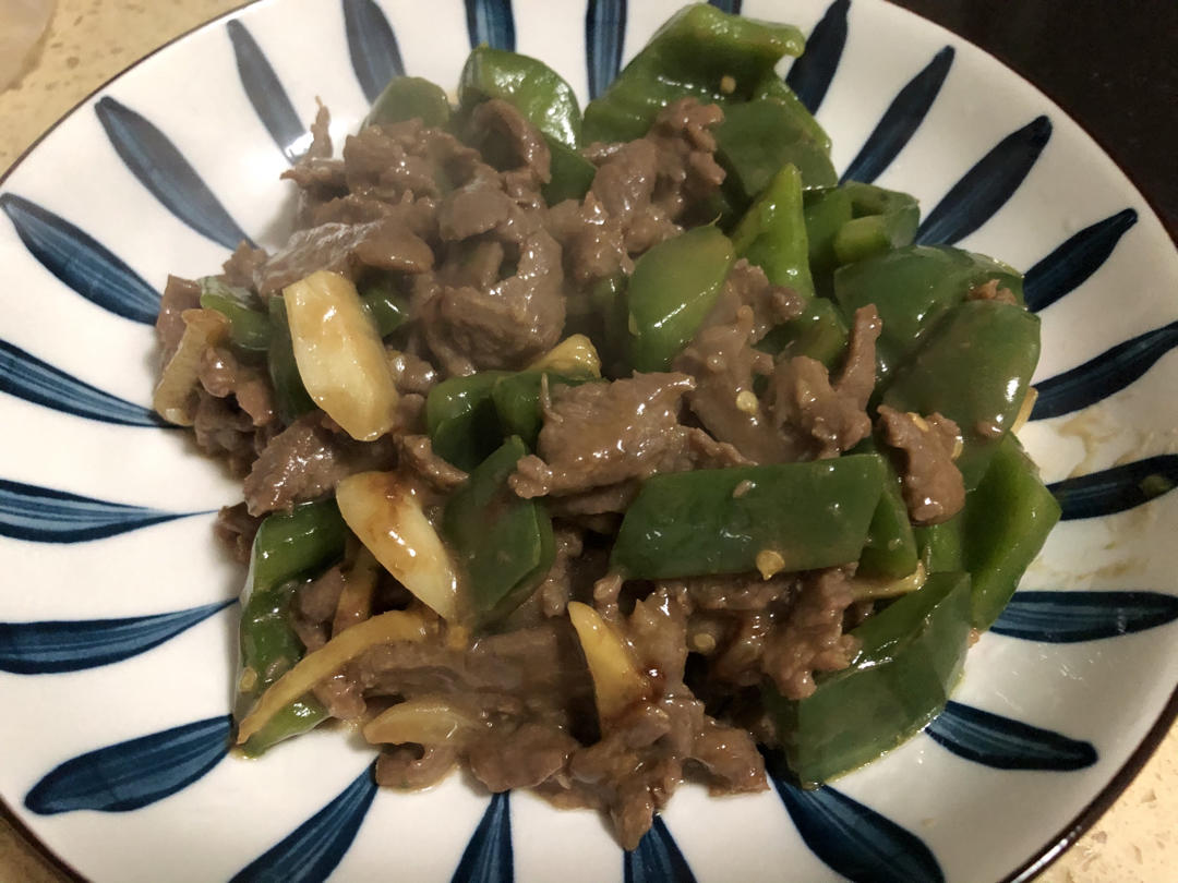 青椒炒牛肉