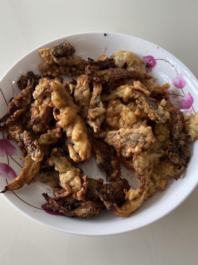 油炸平菇