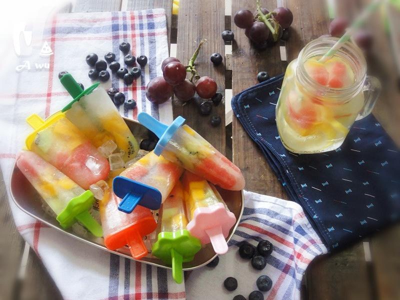 低卡路里综合水果冰棒的做法