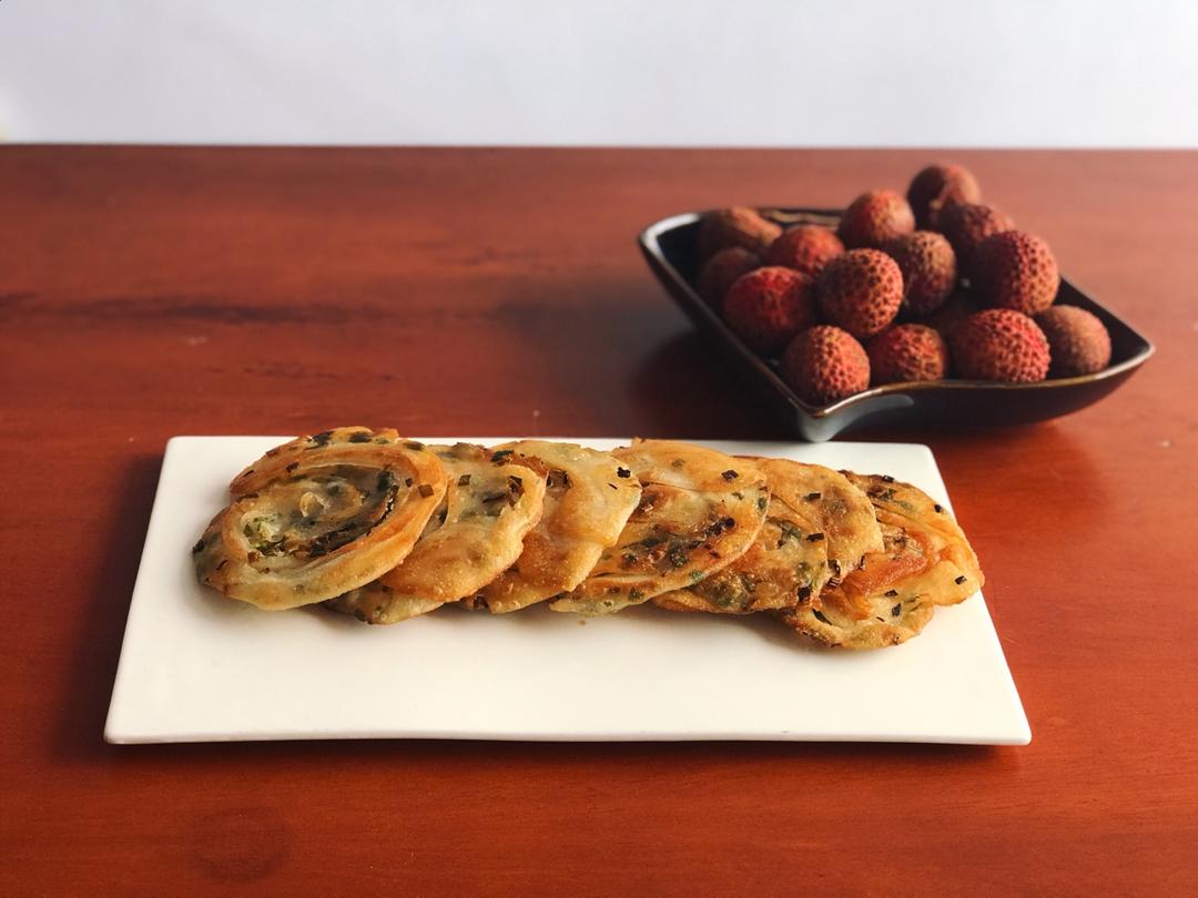 饺子皮葱油饼