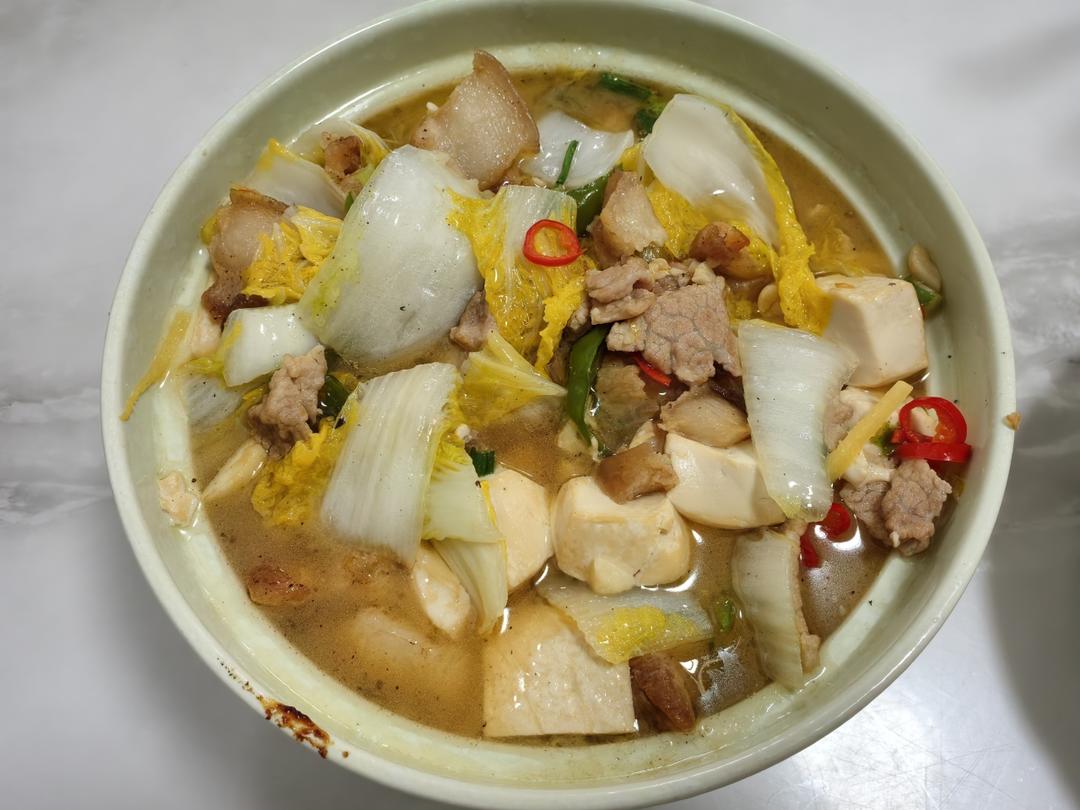白菜豆腐这样做😋连汤汁都不剩🔅鲜美又美味