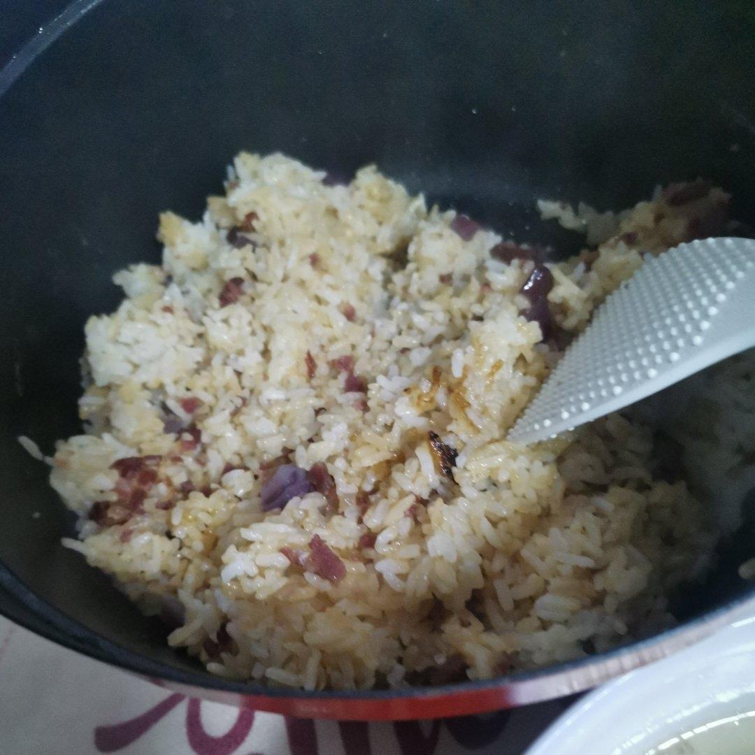 铸铁锅煮饭（及关于沾底）