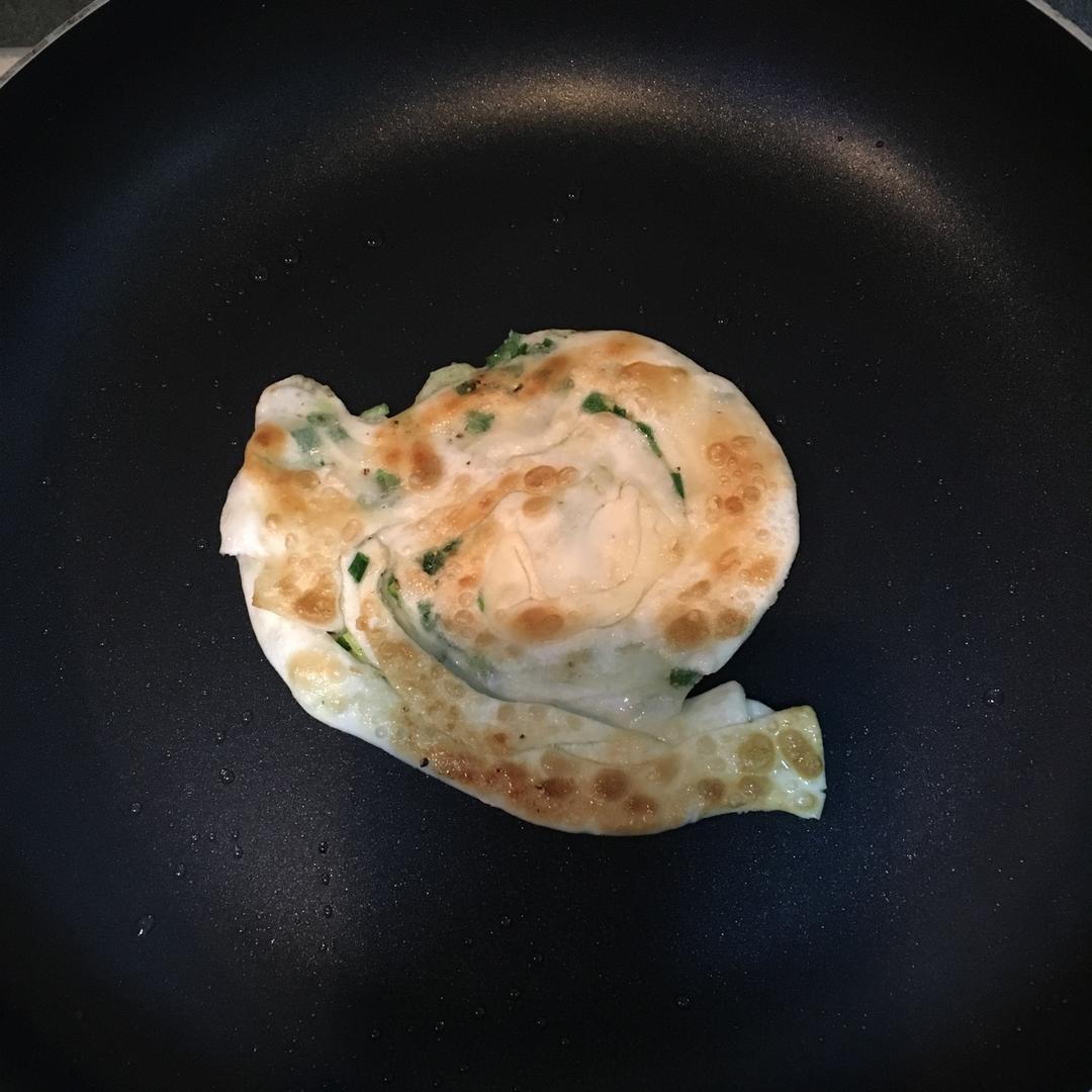 饺子皮葱油饼