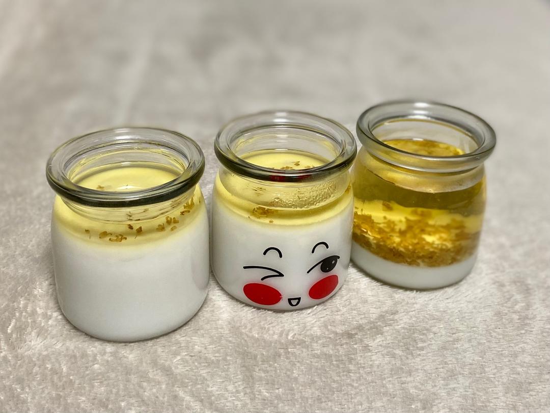 椰汁桂花布丁的做法