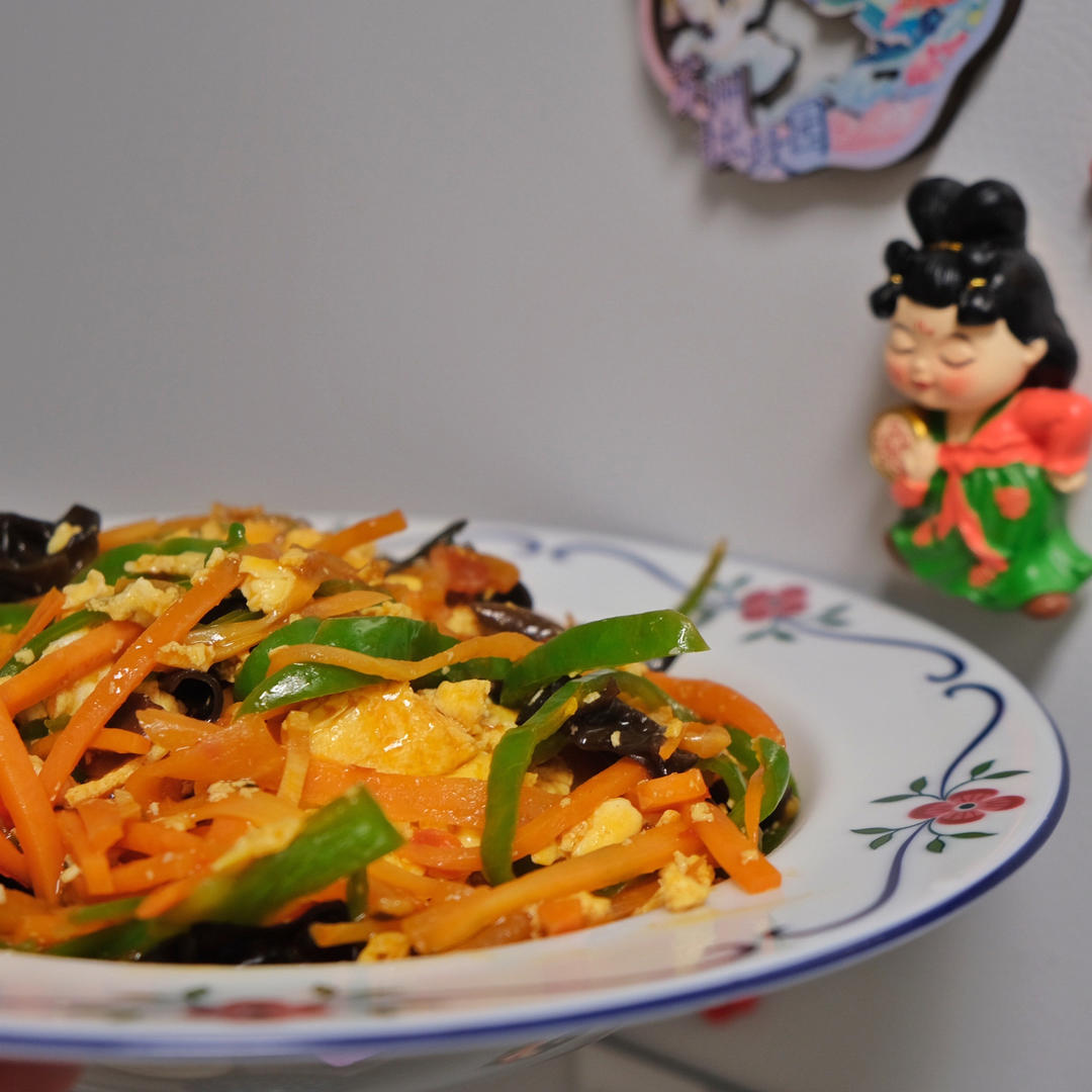 下饭菜鱼香鸡蛋