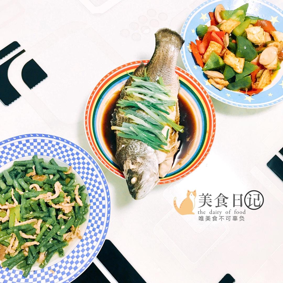 超入味清蒸鱼～清蒸鲈鱼桂花鱼（家常独创）