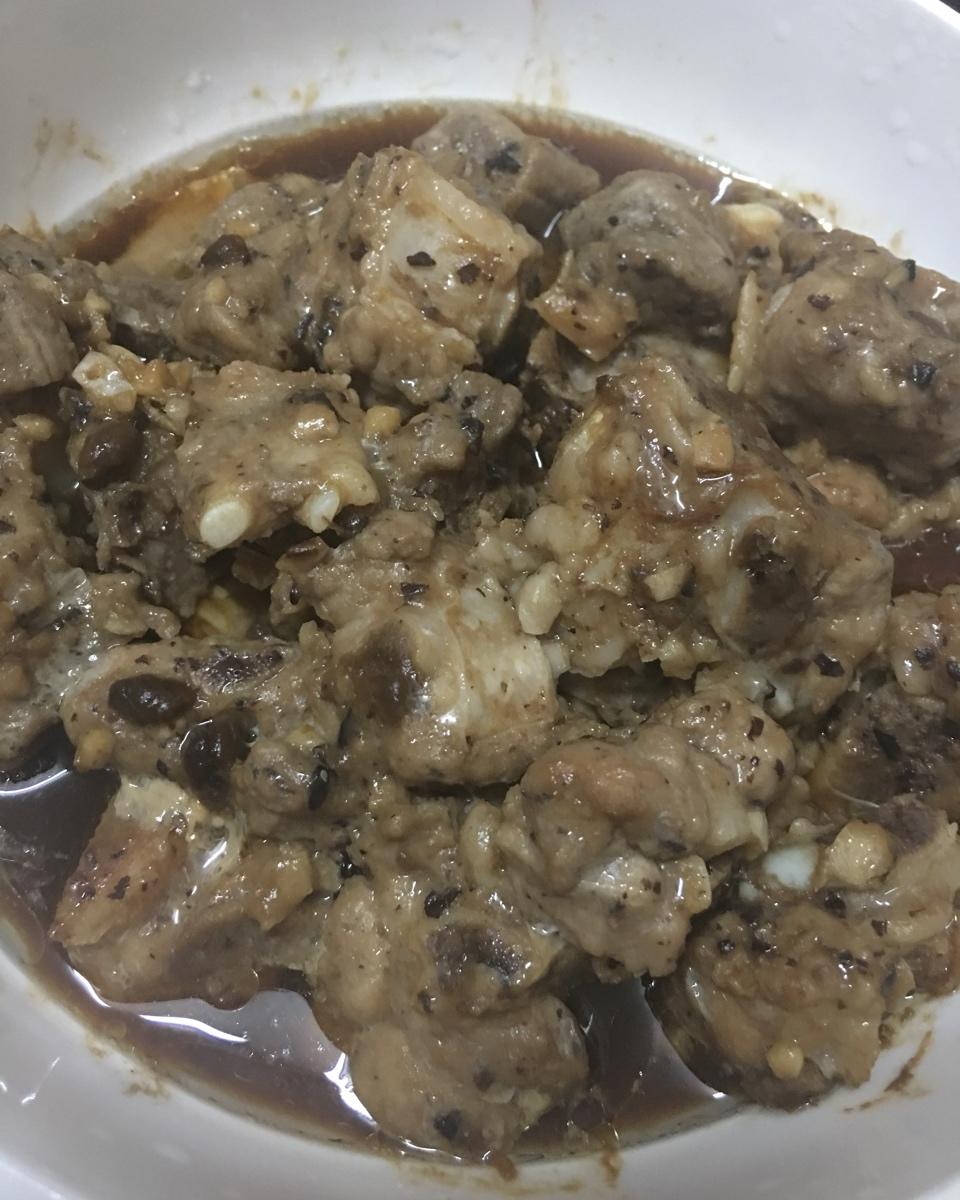 家常菜～豉汁蒸排骨