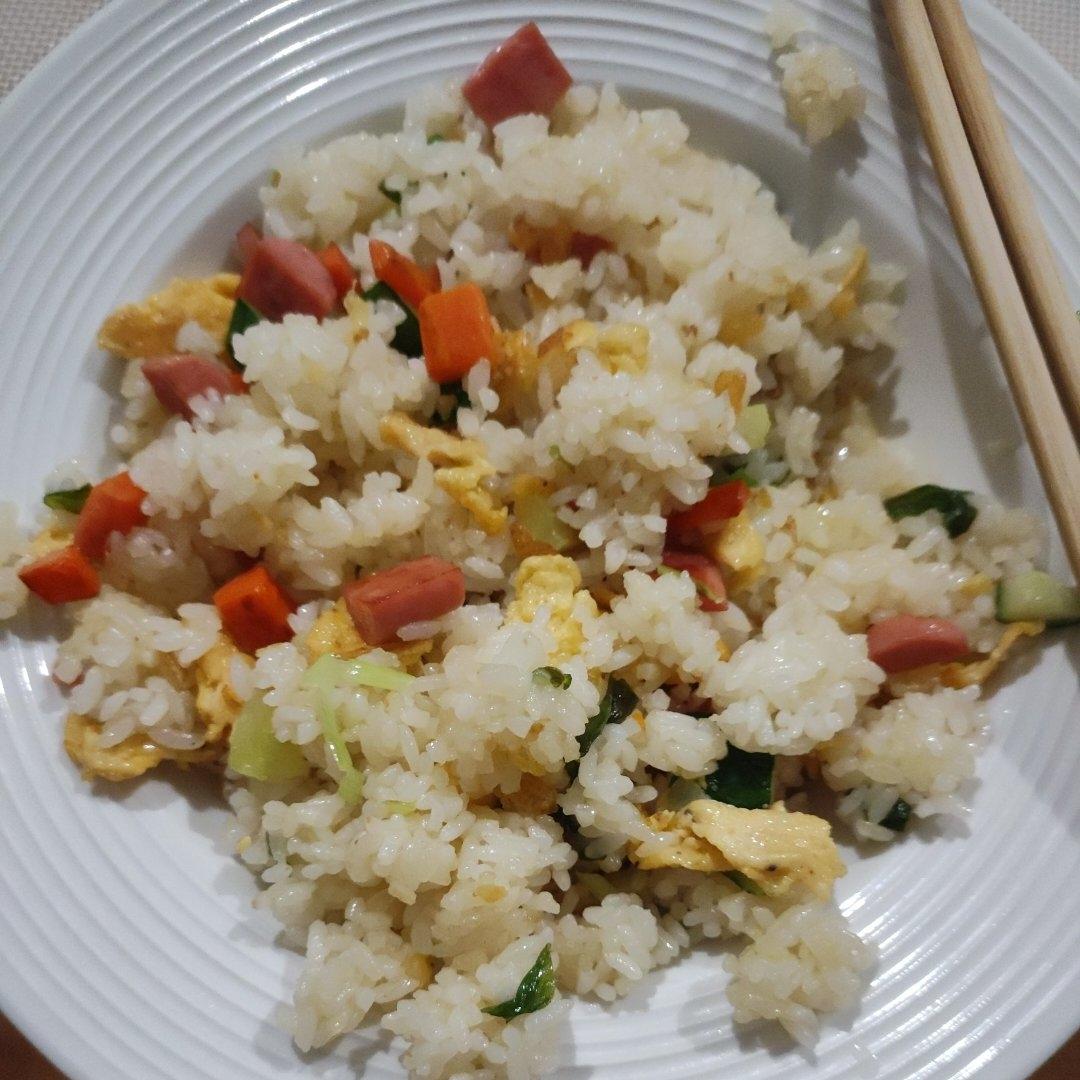 炒米饭蛋炒饭二十分钟快手家常