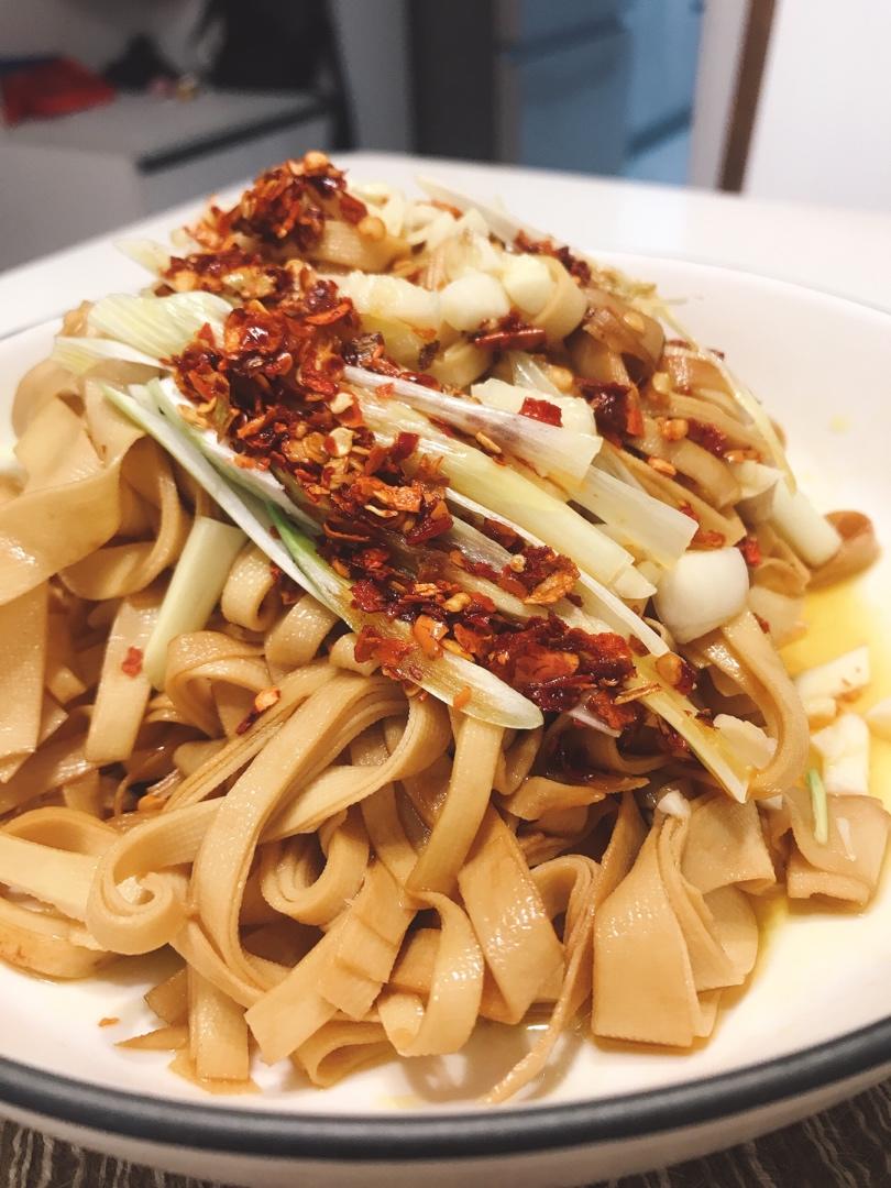 家常油淋干豆腐