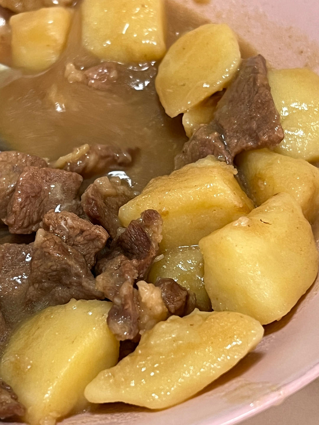 土豆焖肉