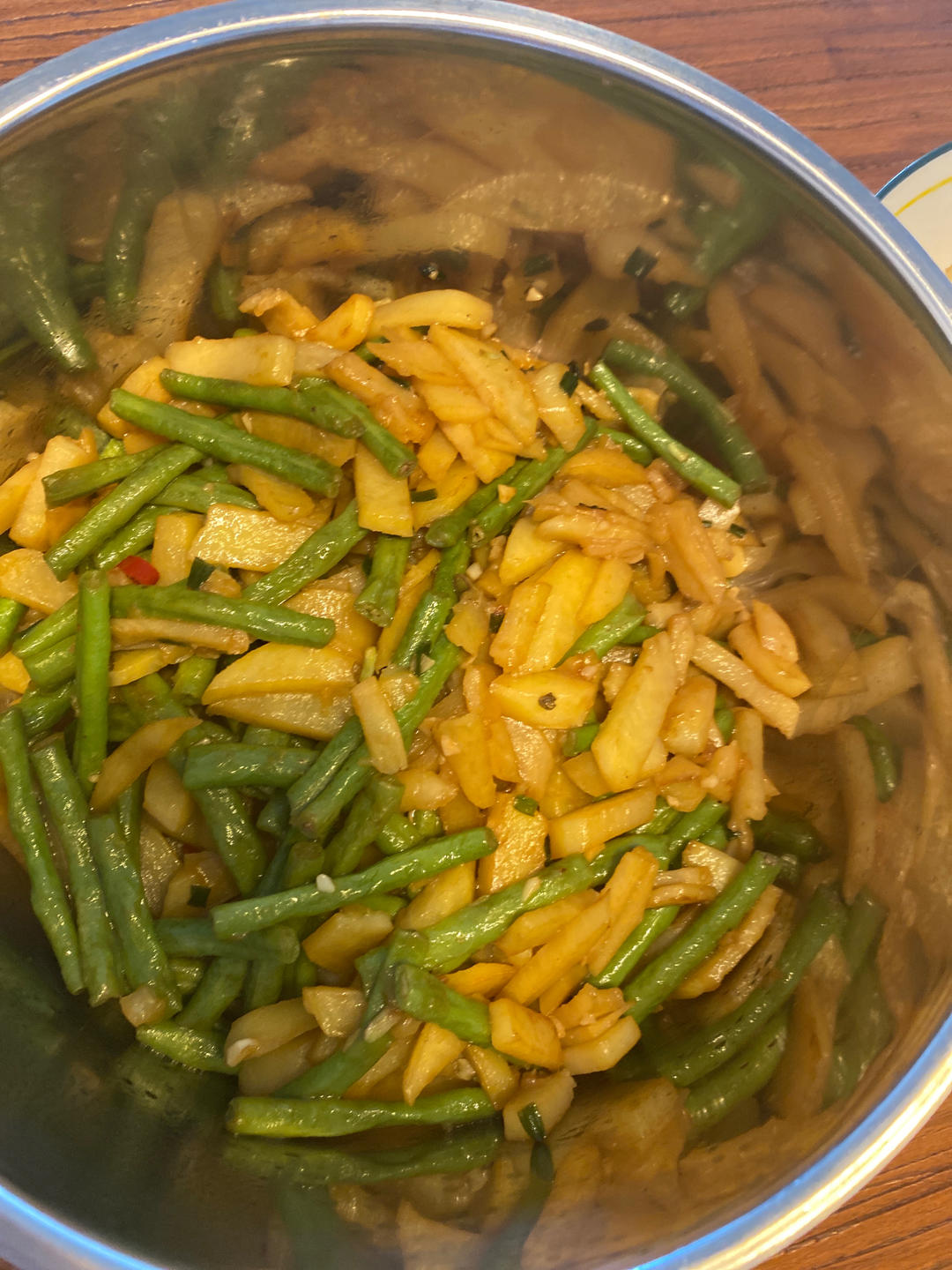 土豆焖豆角