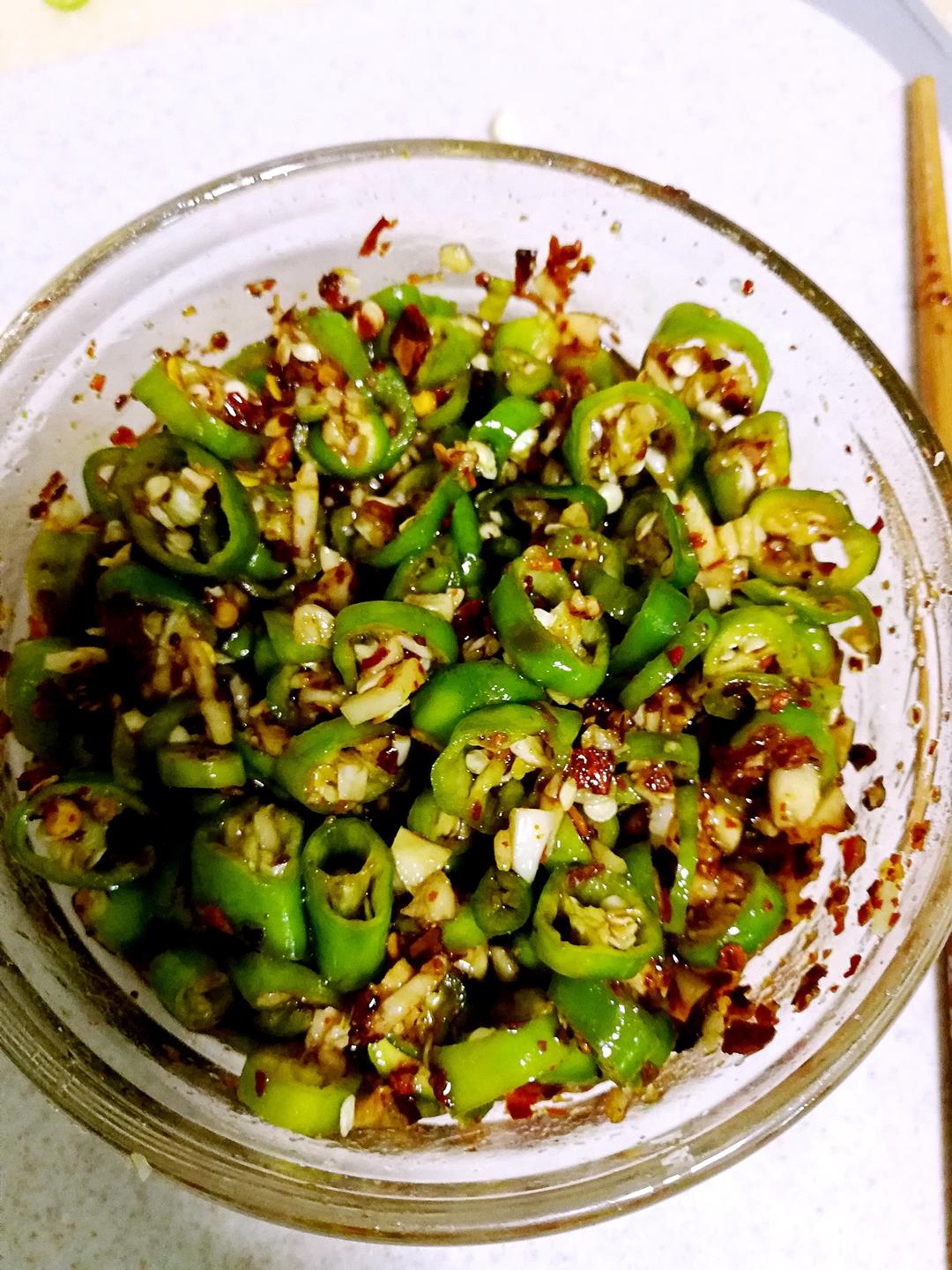 手机用户1615_1qho做的佐餐小菜-腌拌尖椒