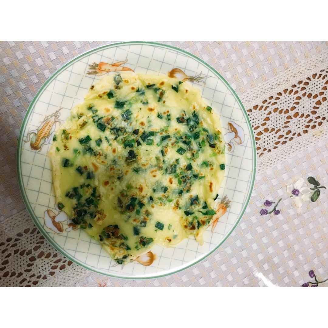 韭菜鸡蛋煎饼