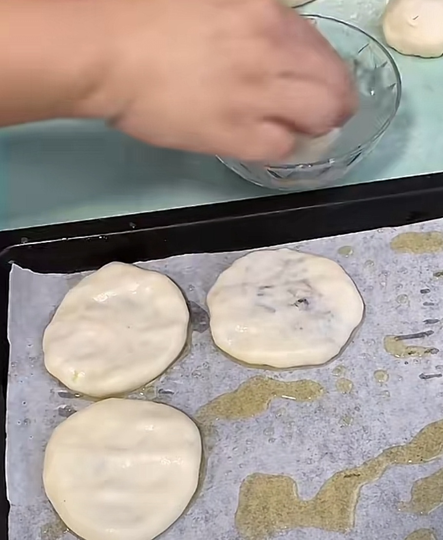 烤箱版梅干菜烤饼的做法 步骤7