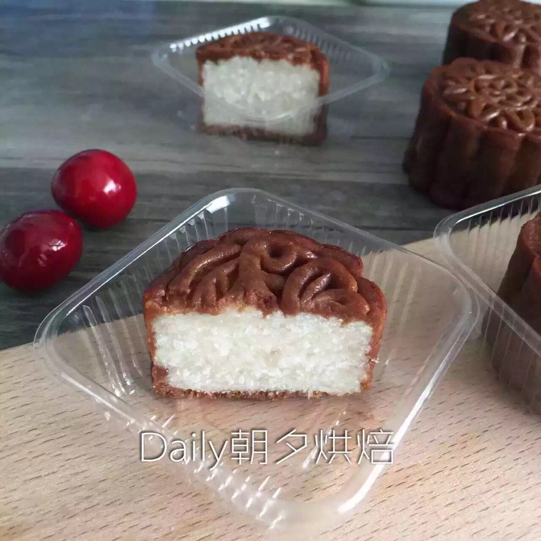 巧克力椰蓉月饼（黑白配）
