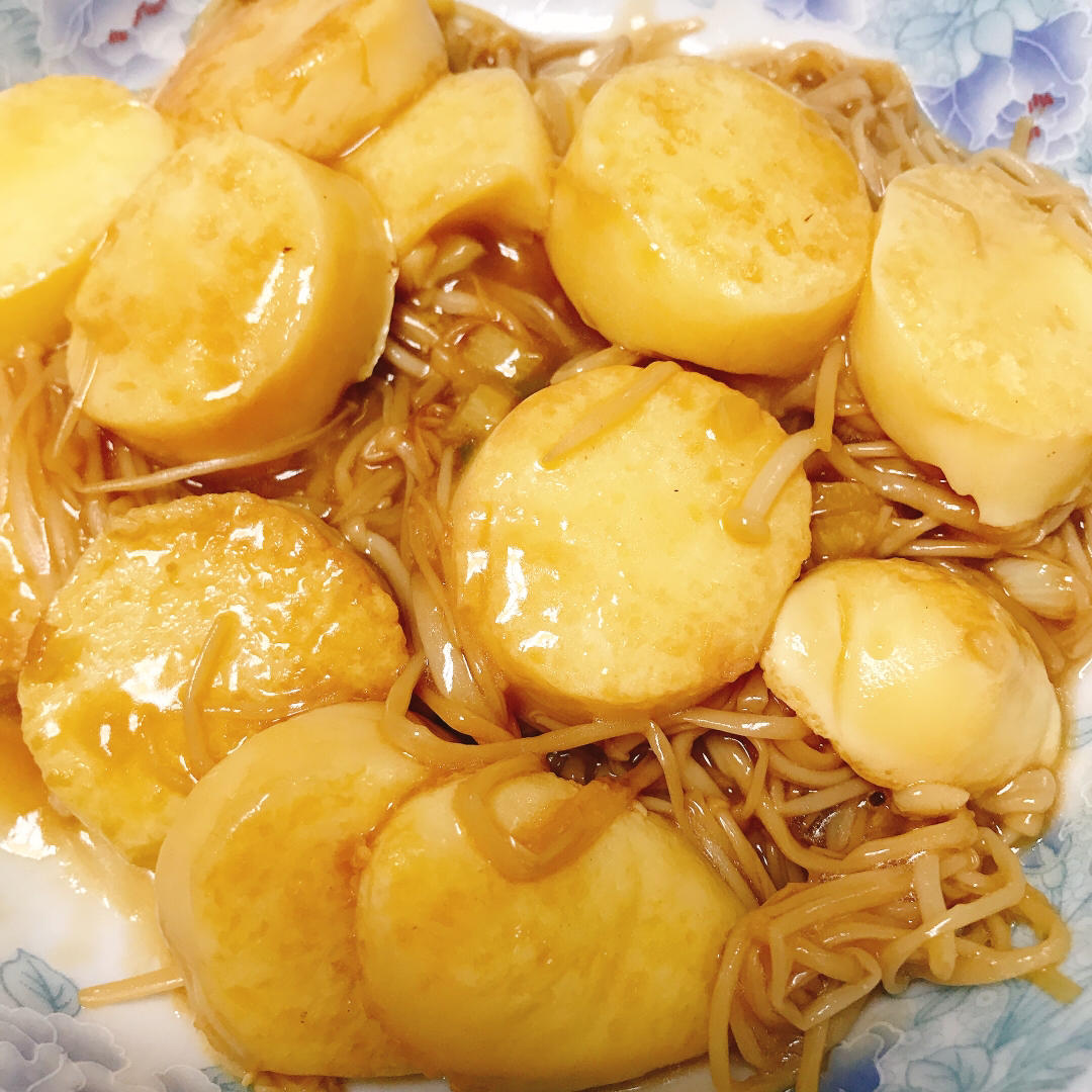 超级下饭菜--金针菇日本豆腐