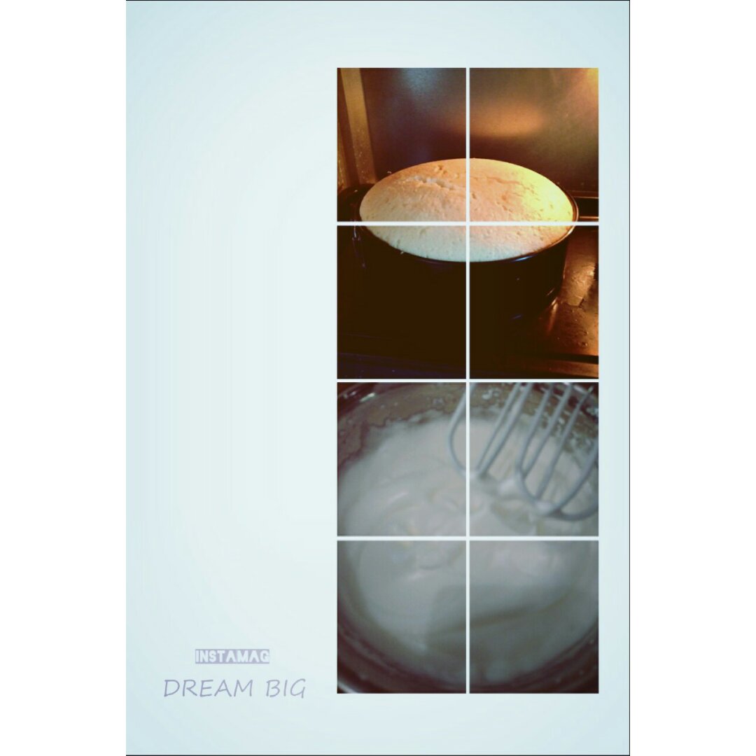 烤箱做蛋糕（戚风蛋糕的做法）