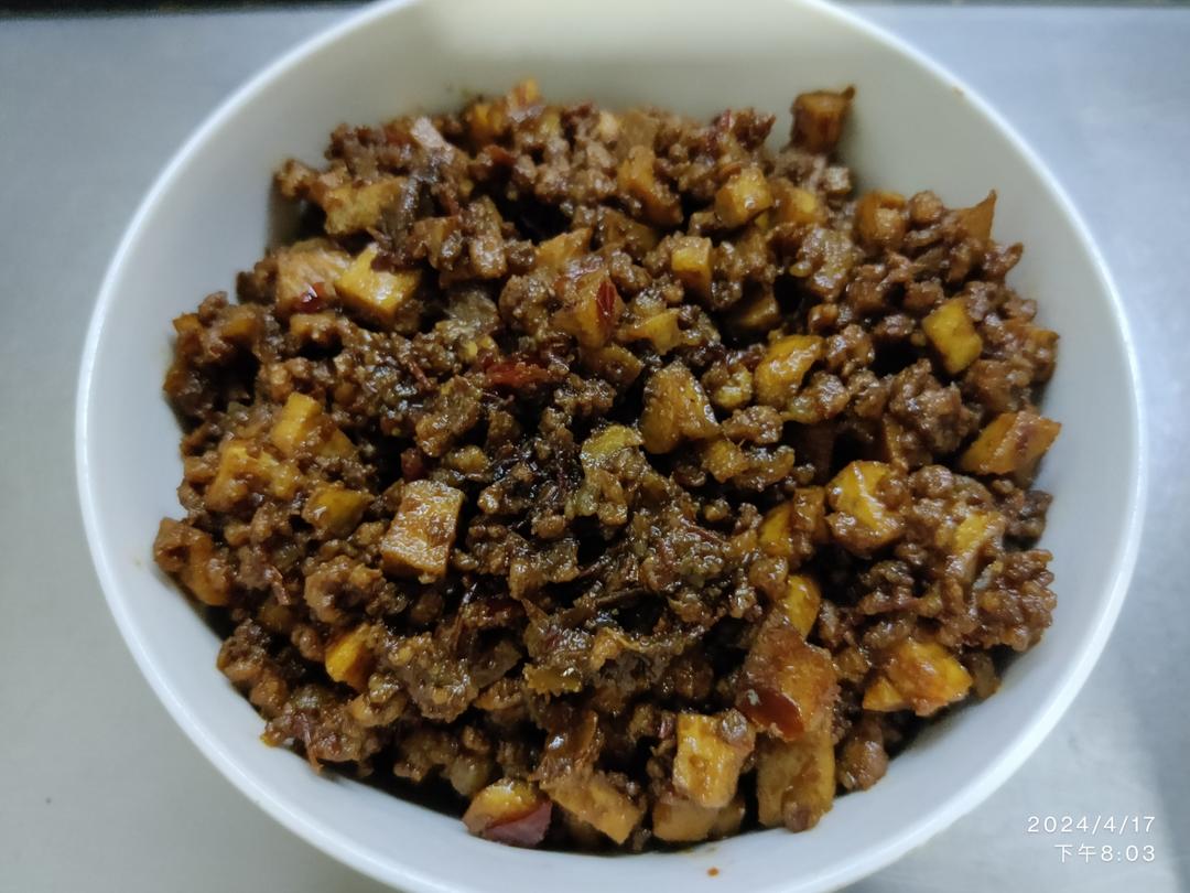 米线精髓之豆干肉酱