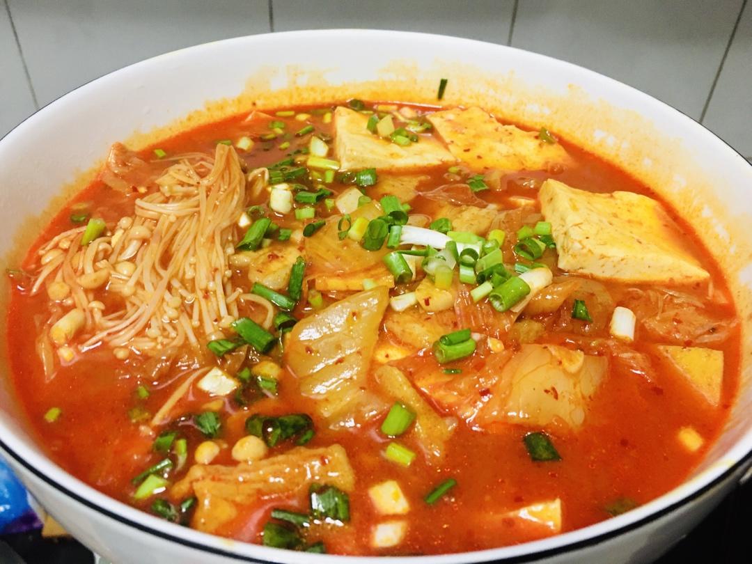 辣白菜豆腐汤🥣