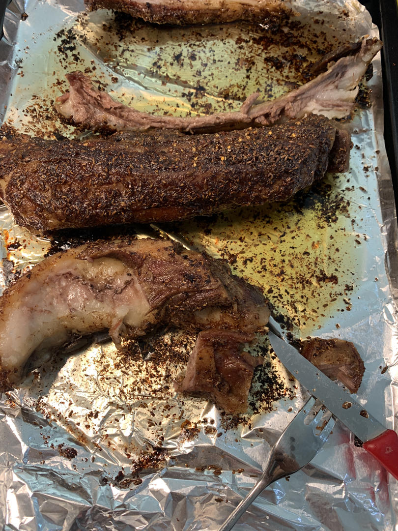 烤羊排骨（不膻很香脆）