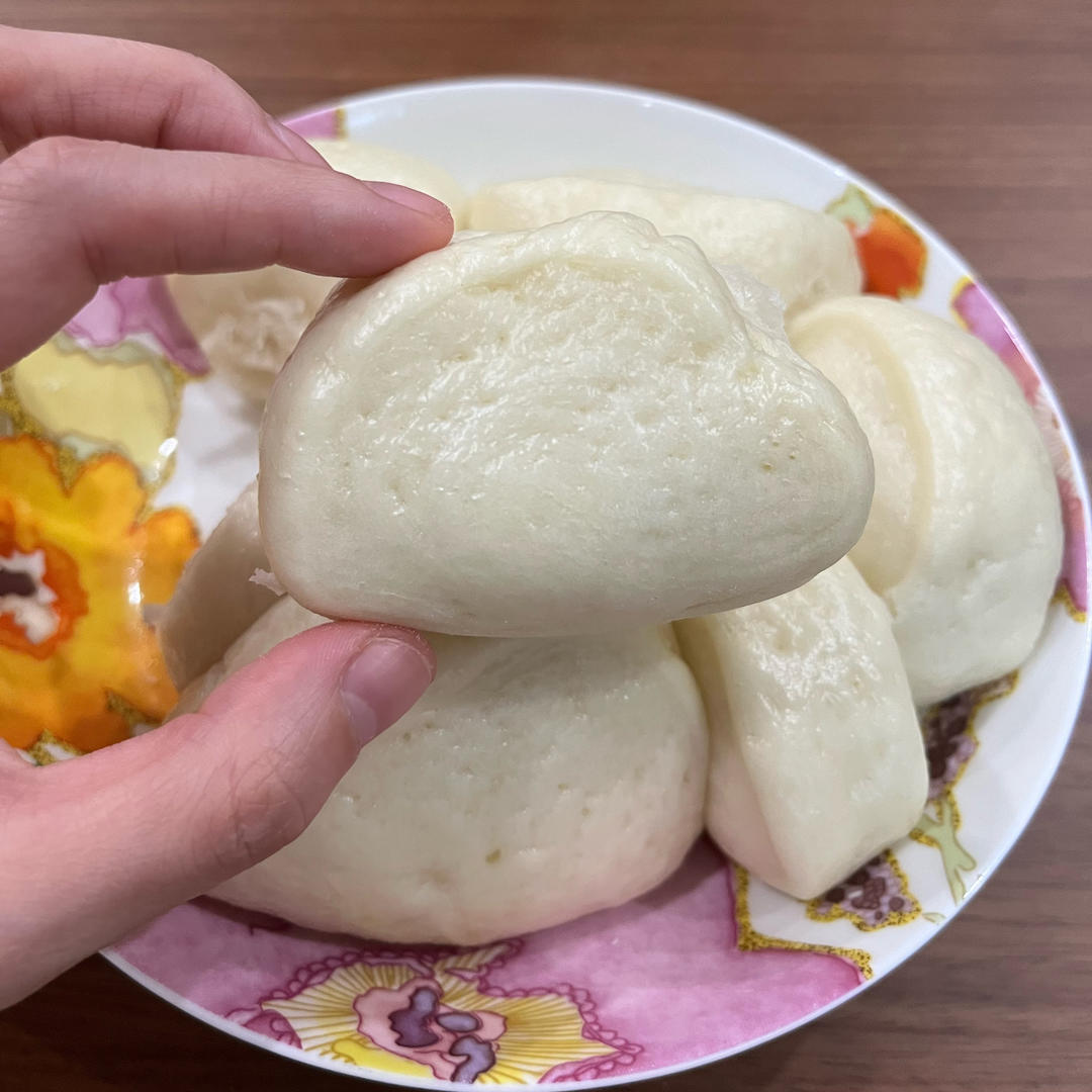 高筋面粉也能做出松软白馒头（酵头法）