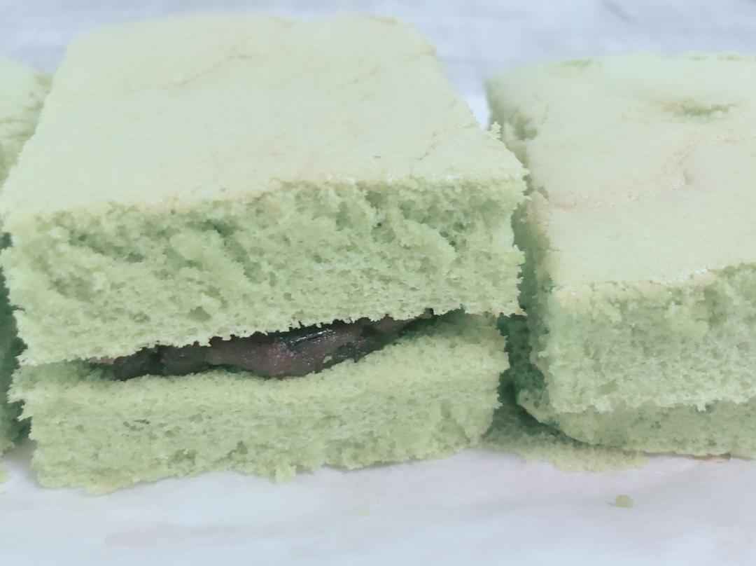 抹茶红豆蛋糕卷