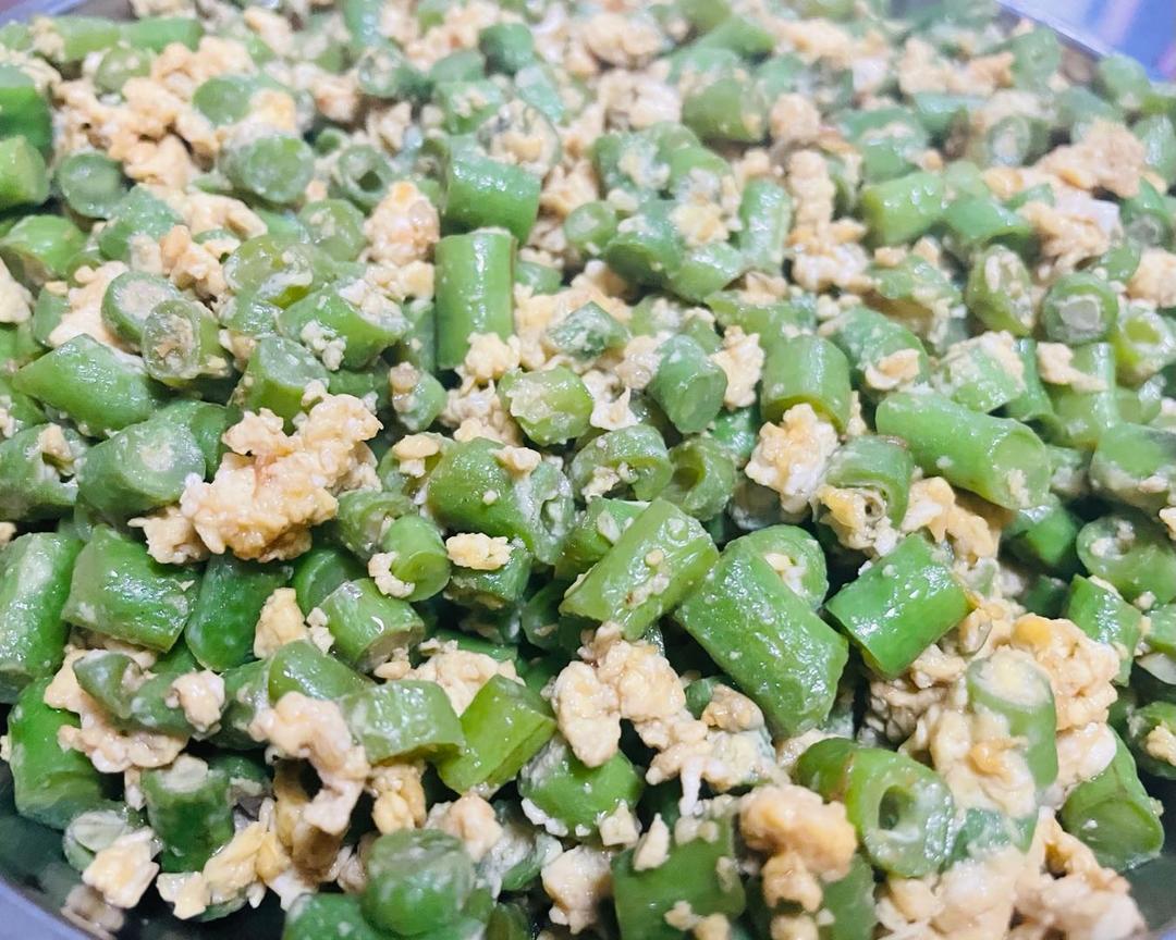 🔥无敌下饭❗️你们一定要试试豆角炒鸡蛋，好吃到哭😭