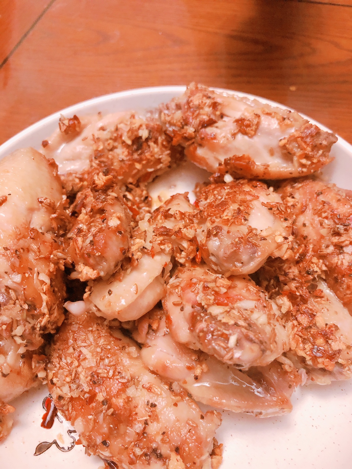 蒜蓉海盐焗鸡翅的做法