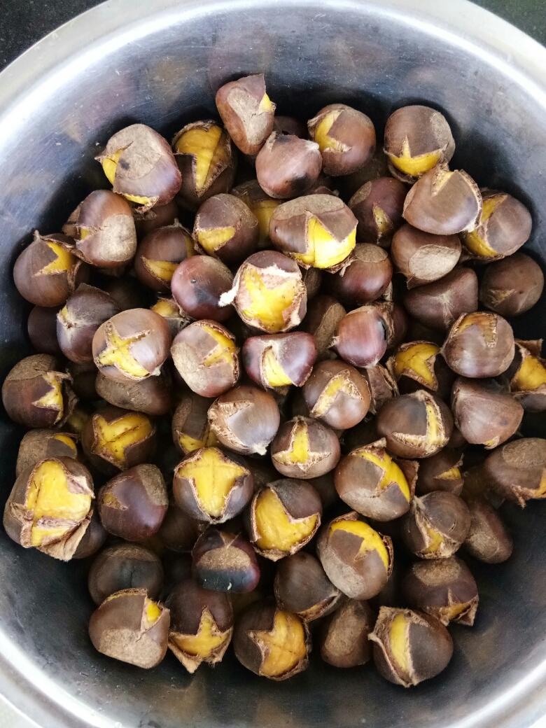 超简单高压锅板栗
