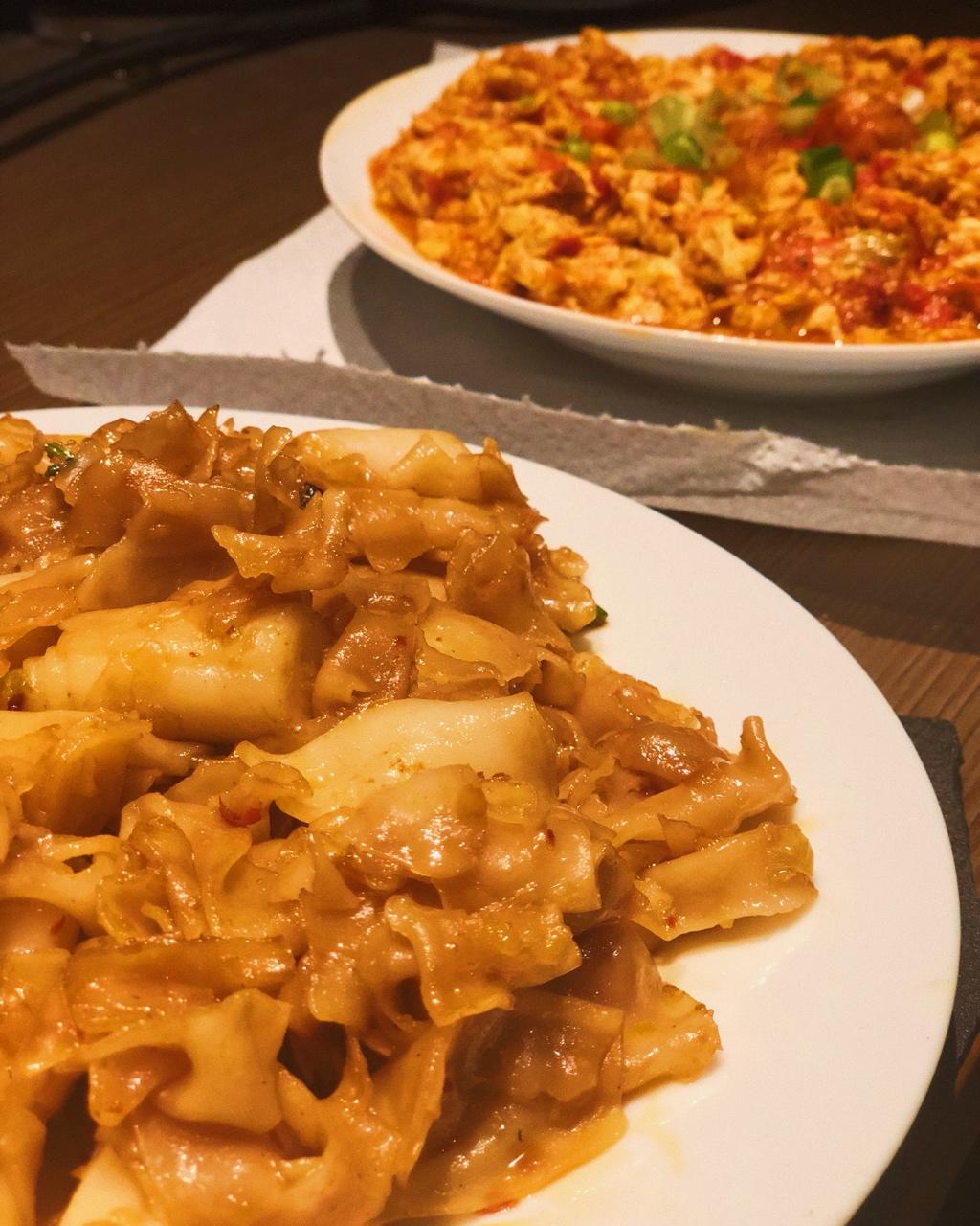 豉油皇炒猪肠粉