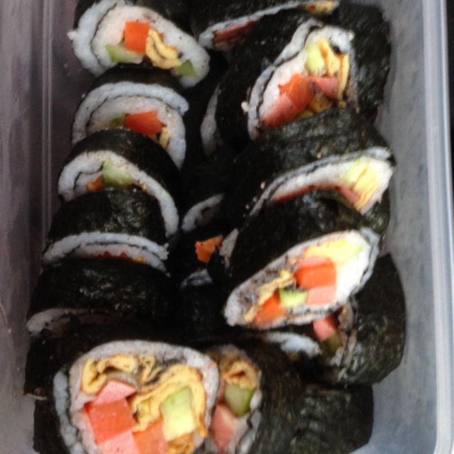 简单的紫菜包饭