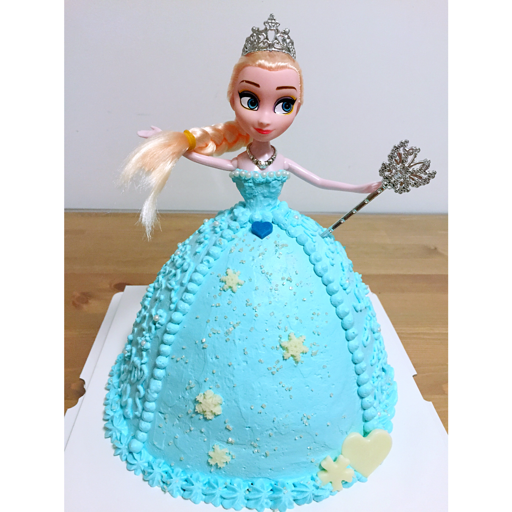 冰雪奇缘爱莎公主蛋糕