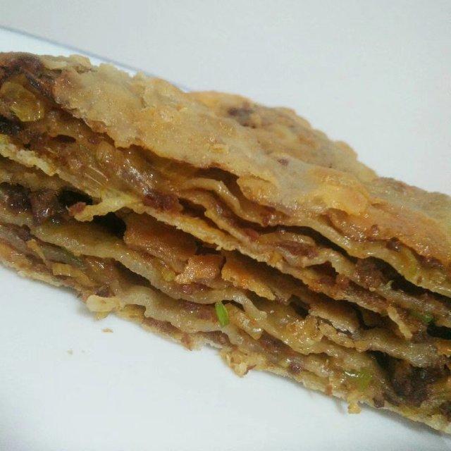 【千层牛肉饼】