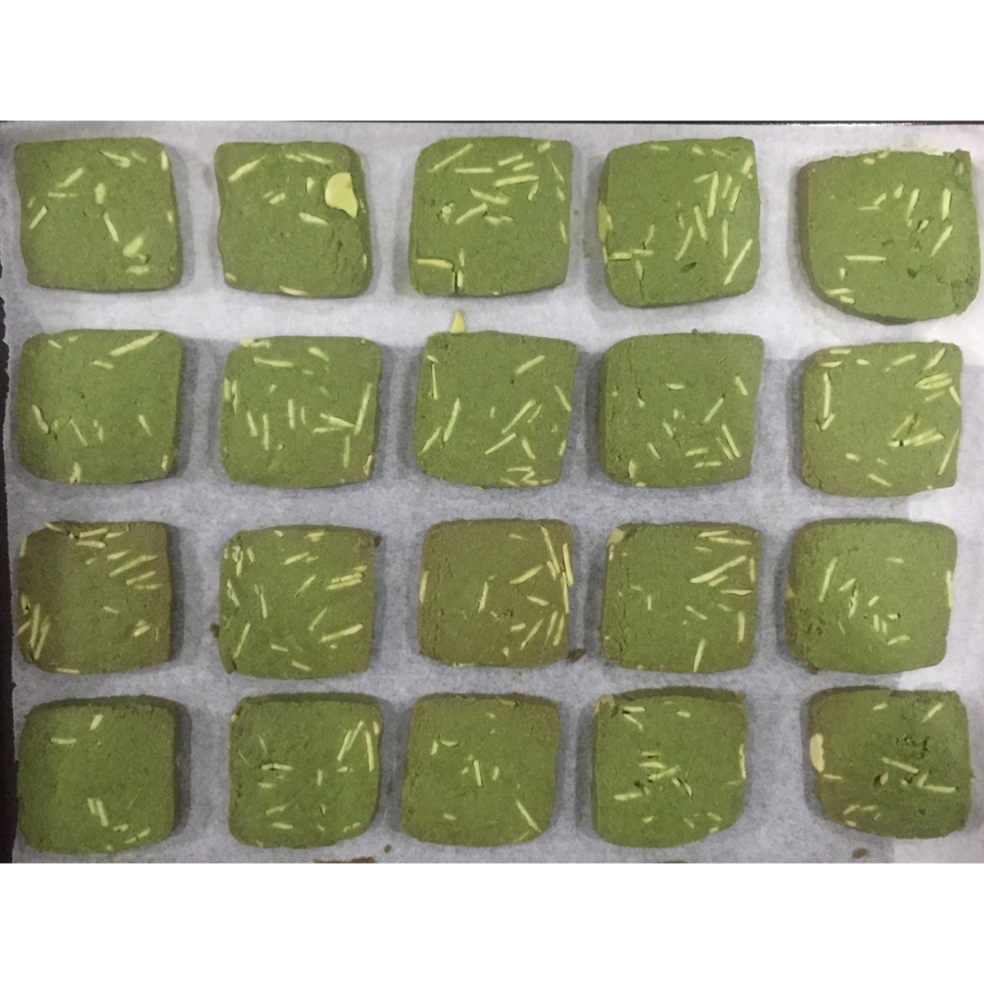 抹茶杏仁饼干