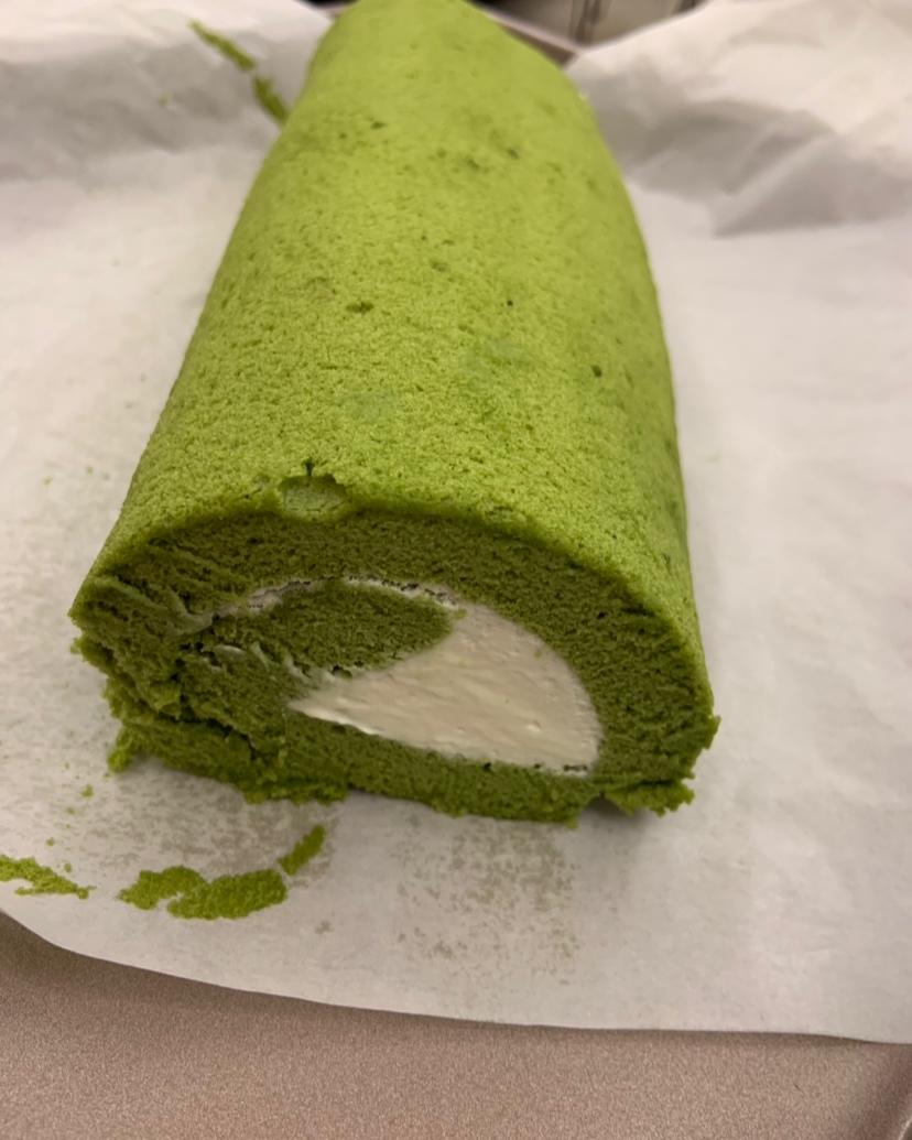 抹茶蜜豆蛋糕卷