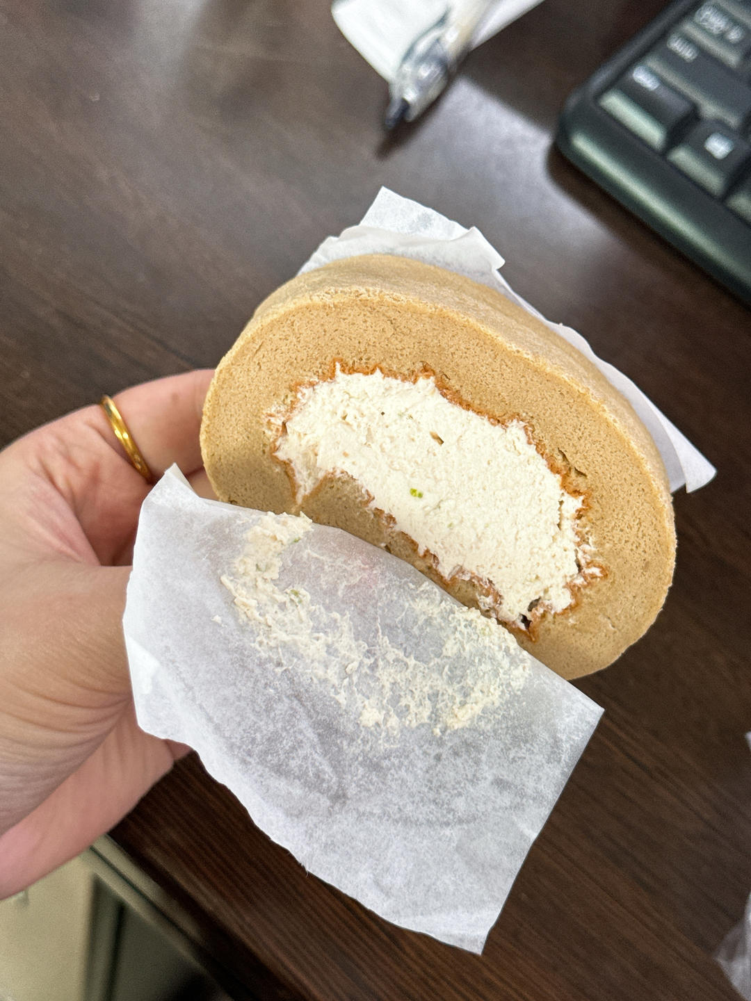 完美抹茶蜜豆蛋糕卷